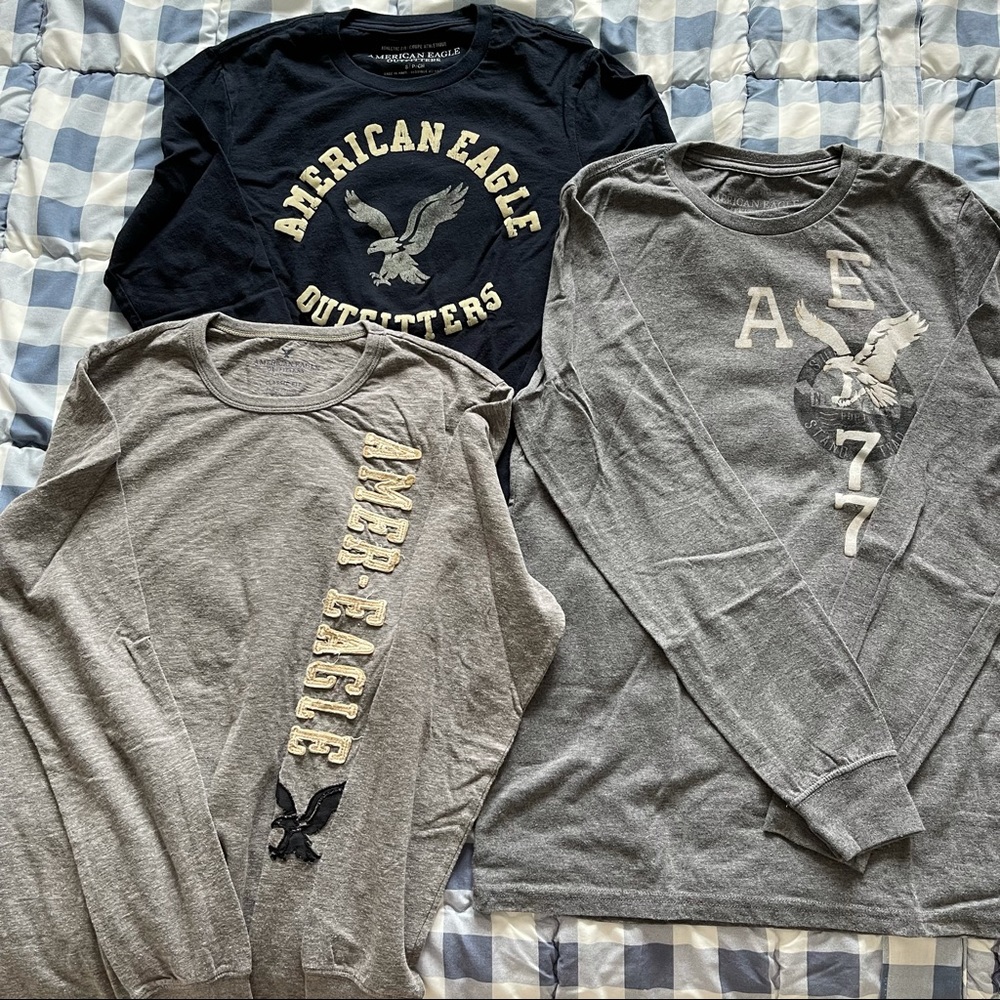 American eagle men’s long sleeve (bundle of 3)